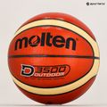 Basketbalový míč Molten B6D3500 orange/ivory velikost 6 6