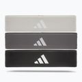 Sada posilovacích gum adidas Resistance Band 3 ks black/ grey/ white
