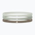 Čelenka Adidas Hairbands 3ks linen green/silver green/olive
