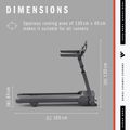 Elektrický běžecký pás adidas T-24C Folding Treadmill black 15