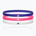 Čelenky adidas Hairbands 3 pack lucid blue/lucid pink/white