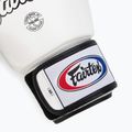 Boxerské rukavice Fairtex Universal "Tight-Fit" Design white 6