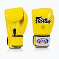 Boxerské rukavice Fairtex Universal "Tight-Fit" Design yellow