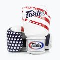 Boxerské rukavice Fairtex Universal "Tight-Fit" Design USA white 4