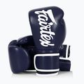 Boxerské rukavice Fairtex Microfiber blue 4
