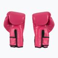 Boxerské rukavice Fairtex Microfiber pink/black barefoot 3