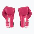 Boxerské rukavice Fairtex Microfiber pink/white 3