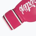 Boxerské rukavice Fairtex Microfiber pink/white 6