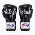 Boxerské rukavice Fairtex Super Sparring - Locked Thumb černé