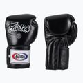 Boxerské rukavice Fairtex Super Sparring - Locked Thumb černé