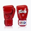 Boxerské rukavice  Fairtex Super Sparring - Locked Thumb red