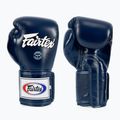 Boxerské rukavice  Fairtex Super Sparring - Locked Thumb blue