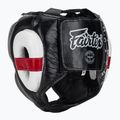 Boxerská helma Fairtex Super Sparring black/white 3