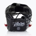 Boxerská helma Fairtex Super Sparring black/white 2