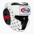 Boxerská helma Fairtex Super Sparring white/black
