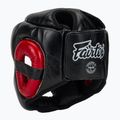 Boxerská helma Fairtex Diagonal Vision Sparring - Full Head Coverage black/rd 3