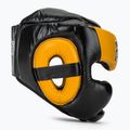 Boxerská helma Fairtex Diagonal Vision Sparring - Full Head Coverage black/yellow 2