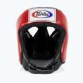 Ochranná helma Fairtex Muay Thai & Kickboxing Competition red 2