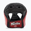 Ochranná helma Fairtex Muay Thai & Kickboxing Competition red 3