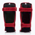 Dvojité polstrované chrániče holeně Fairtex In-Step červené 2
