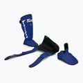 Odnímatelné chrániče holení Fairtex In-Step alias chrániče holenních kostí. "Twister" modrá 4
