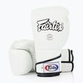 Boxerské rukavice  Fairtex Stylish Angular Sparring - Locked Thumb white 4