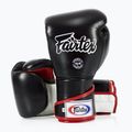 Stylové boxerské rukavice Fairtex Angular Sparring - uzamčený palec černá/bílá/červená 4