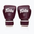 Boxerské rukavice Fairtex Real Leather Boxing maroon