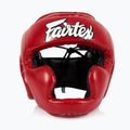 Dětská boxerská helma   Fairtex Headguard for Kids red 2