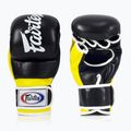 Fairtex Super Sparring Grapplingové rukavice černá/žlutá 2