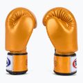 Boxerské rukavice Fairtex Deluxe Tight-Fit gold 4