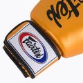 Boxerské rukavice Fairtex Deluxe Tight-Fit gold 6