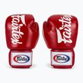 Boxerské rukavice Fairtex Deluxe Tight-Fit red 2