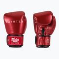Boxerské rukavice Fairtex Metallic red