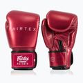 Boxerské rukavice Fairtex Metallic red
