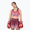 Boxerské rukavice Fairtex Metallic red 5