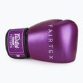 Boxerské rukavice Fairtex Metallic purple 5