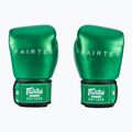 Boxerské rukavice Fairtex Metallic green 2