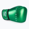 Boxerské rukavice Fairtex Metallic green 5