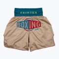 Boxerské šortky Fairtex BT2010 'Vintage' v khaki barvě