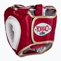 YOKKAO Training Headguard bojová sportovní přilba červená HYGL-1-2 3