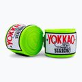 Boxerské bandáže YOKKAO Premium Handwraps 400 cm neon green