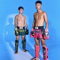 Pánské tréninkové šortky YOKKAO Original Muay Thai green 8