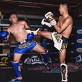 Pánské tréninkové šortky YOKKAO Original Muay Thai electric blue 10
