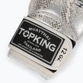 Boxerské rukavice Top King Muay Thai Super Star Snake white TKBGSS-02A-WH-SV-10 4