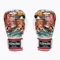 Boxerské rukavice Top King Boxing Culture white/red TKBGCT-SL-1C1 2