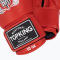 Top King Muay Thai Ultimate červené boxerské rukavice 4
