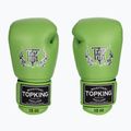 Top King Muay Thai Ultimate zelené boxerské rukavice