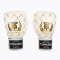 Boxerské rukavice Top King Boxing Chain bílé/zlaté