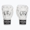 Boxerské rukavice Top King Boxing Chain bílé/stříbrné